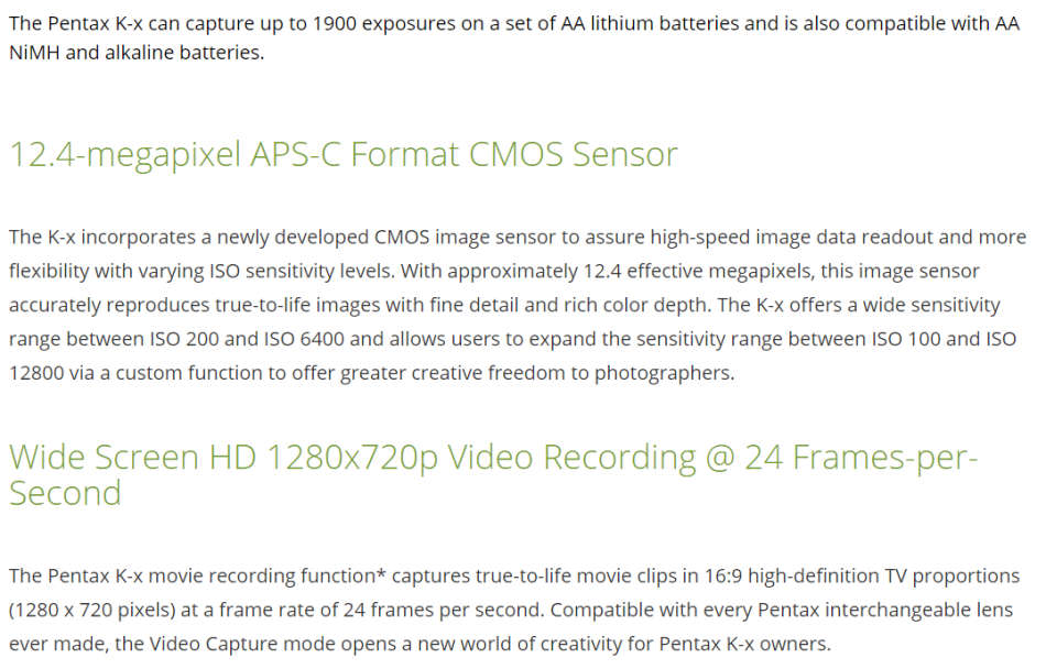 Pentax K-x Digital SLR with 18-55mm Zoom Lens (Black)