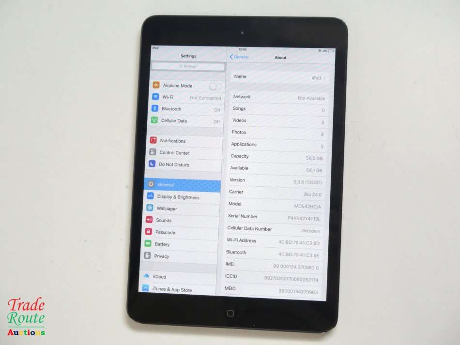 APPLE IPAD MINI | 64GB | CELLULAR + WiFi | BLACK | IPAD MINI | MD542HC/A