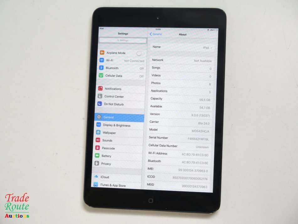 APPLE IPAD MINI | 64GB | CELLULAR + WiFi | BLACK | IPAD MINI | MD542HC/A