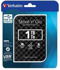 Verbatim Store 'n' Go USB 3.0 Hard Drive 1TB Black | Portable | External | 1000GB | Brand new