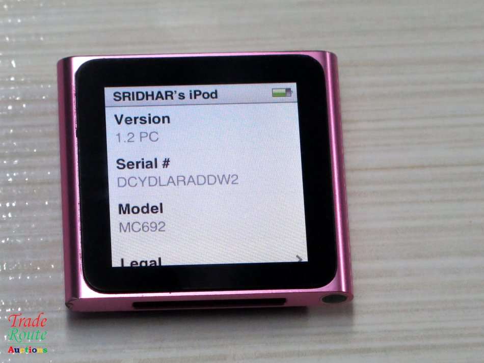 Apple iPod nano 6th Generation (8GB) (PINK) MC692