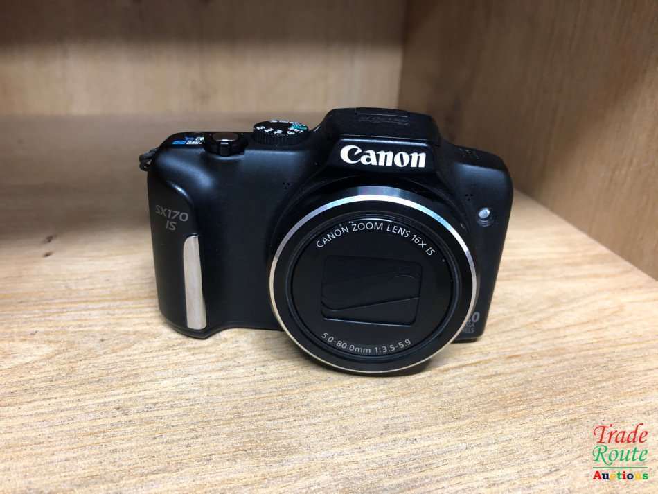 Canon PowerShot SX170 IS 16.0 MP Digital Camera - BLACK