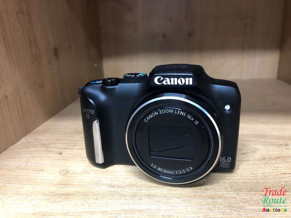 Canon PowerShot SX170 IS 16.0 MP Digital Camera - BLACK