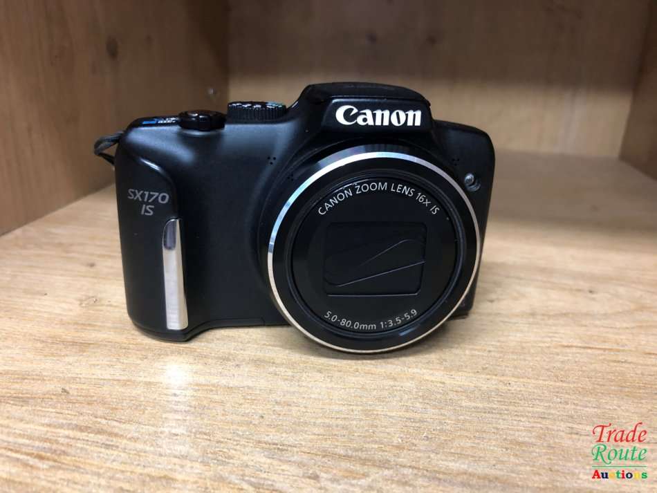 Canon PowerShot SX170 IS 16.0 MP Digital Camera - BLACK