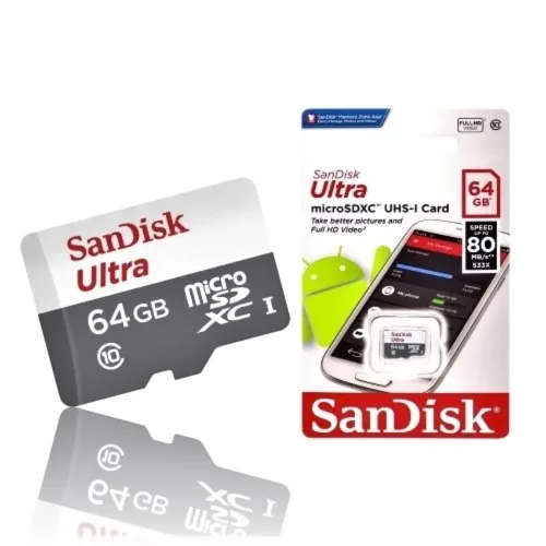 Sandisk Ultra MicroSDXC UHS-I Card 64Gb 80MB/S 533X