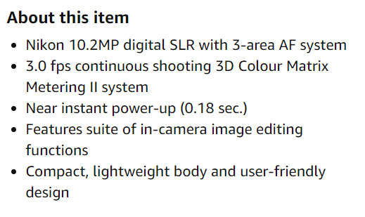 Nikon D60 Digital SLR Camera - Black (AF-S DX Nikkor 18-55 mm f/3.5-5.6G VR)