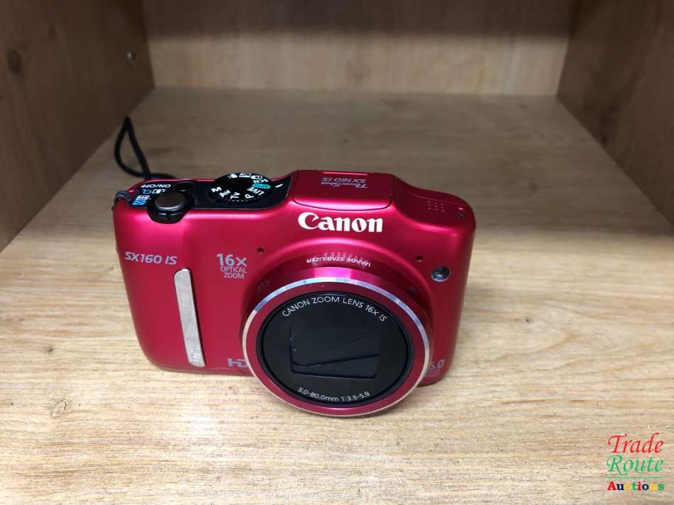 Canon PowerShot SX160 IS 16.0 MP Digital Camera with 16x Wide-Angle Optical Image Stabilized Zoom