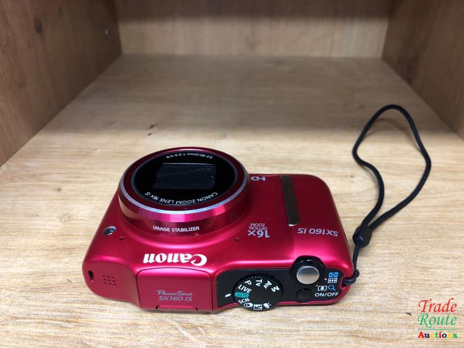 Canon PowerShot SX160 IS 16.0 MP Digital Camera with 16x Wide-Angle Optical Image Stabilized Zoom