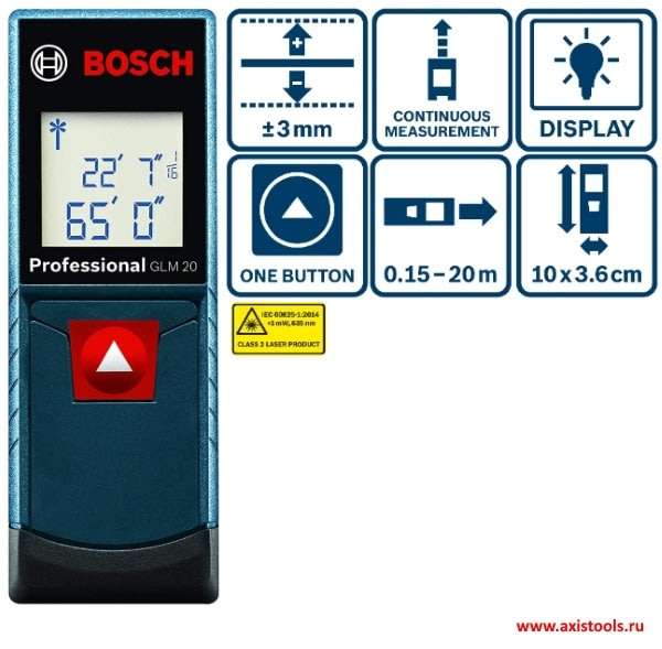 Bosch Professional GLM 20 C Laser Range Finder - SEALED IN PACK
