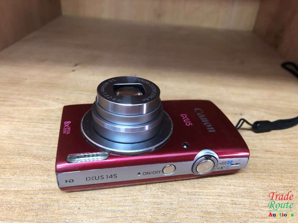 Canon IXUS 145 HD Digital Camera 16 MP 8X Optical Zoom 2.7 -inch LCD | RED