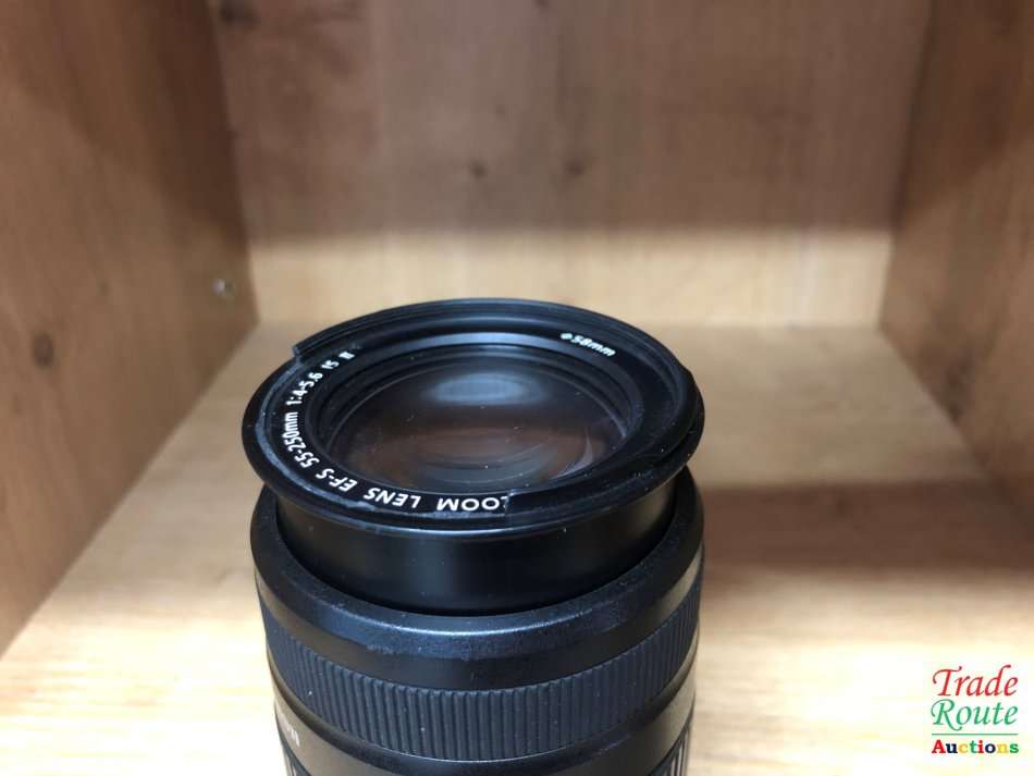 Canon EF-S 55-250m IS (Image Stabilizer) Mark ii Lens for Canon DSLR Cameras - BROKEN FILTER RING