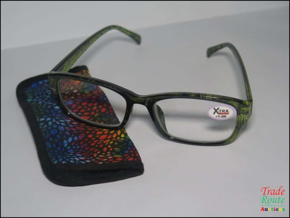 X-TRA VISION Fashion Reading Glasses - with matching case  [ +1.00 ]