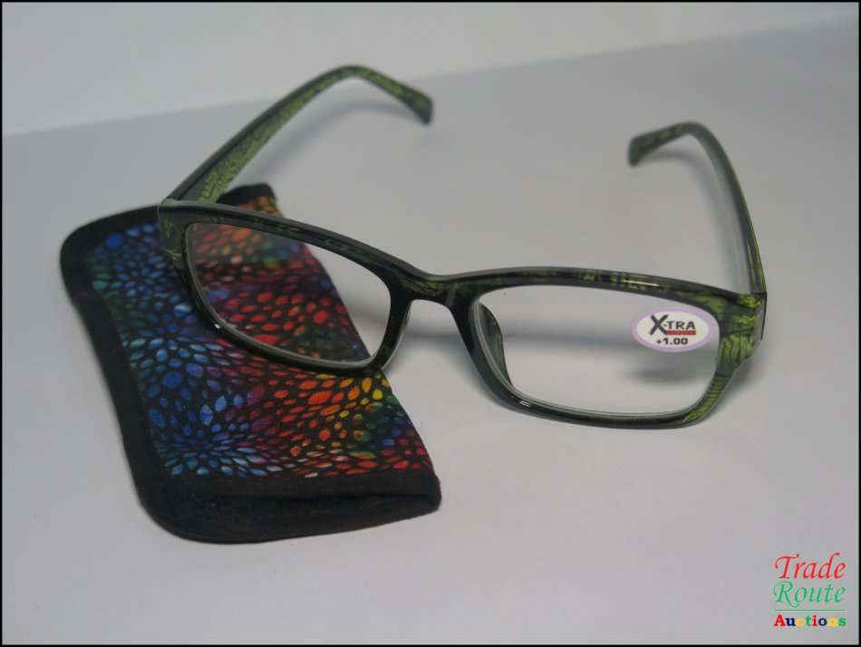 X-TRA VISION Fashion Reading Glasses - with matching case  [ +1.00 ]