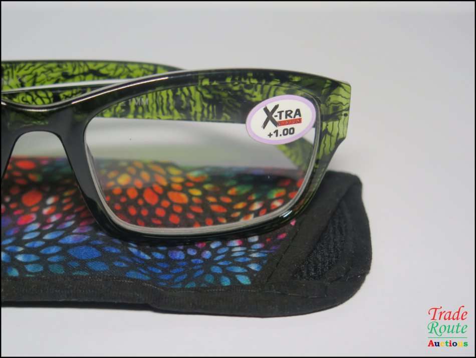 X-TRA VISION Fashion Reading Glasses - with matching case  [ +1.00 ]