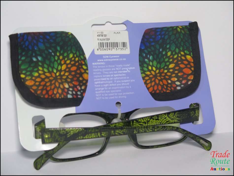 X-TRA VISION Fashion Reading Glasses - with matching case  [ +1.00 ]