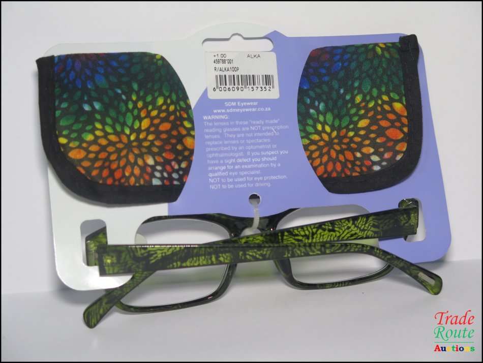 X-TRA VISION Fashion Reading Glasses - with matching case  [ +1.00 ]