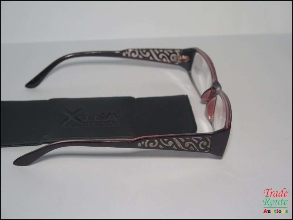 X-TRA VISION Fashion Reading Glasses - with matching case  [ +2.00 ]