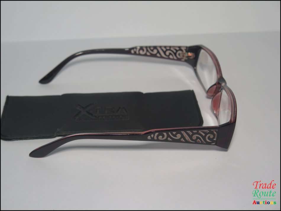 X-TRA VISION Fashion Reading Glasses - with matching case  [ +2.00 ]