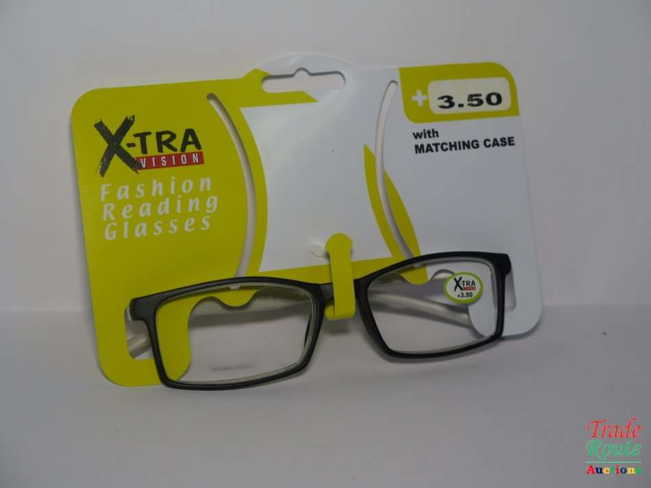 X-TRA VISION Fashion Reading Glasses - with matching case [ +3.50 ]