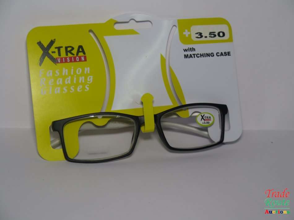 X-TRA VISION Fashion Reading Glasses - with matching case [ +3.50 ]