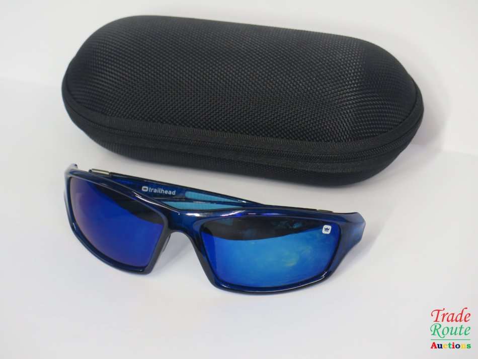 Trailhead EIGER-BLU Polarised Sunglasses - HARD CASE