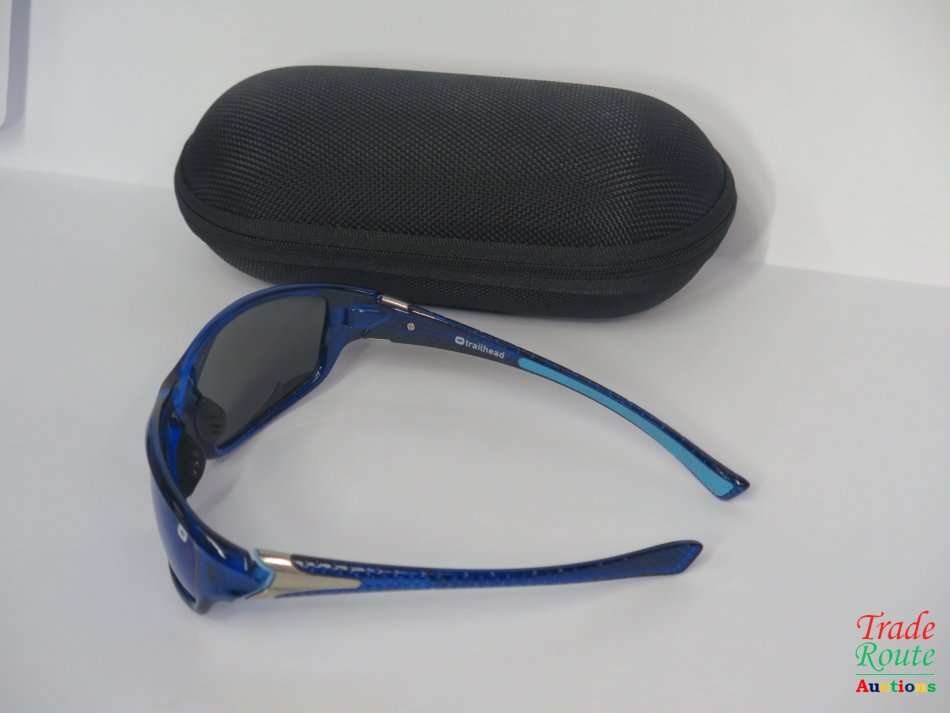 Trailhead EIGER-BLU Polarised Sunglasses - HARD CASE