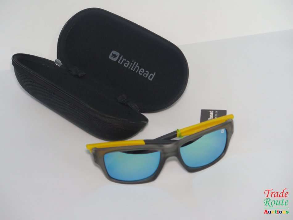 Trailhead NORDEND GRY-YLW  Polarised Sunglasses - HARD CASE