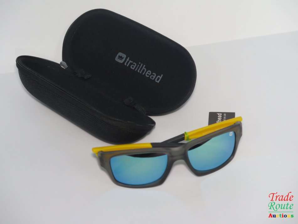 Trailhead NORDEND GRY-YLW  Polarised Sunglasses - HARD CASE