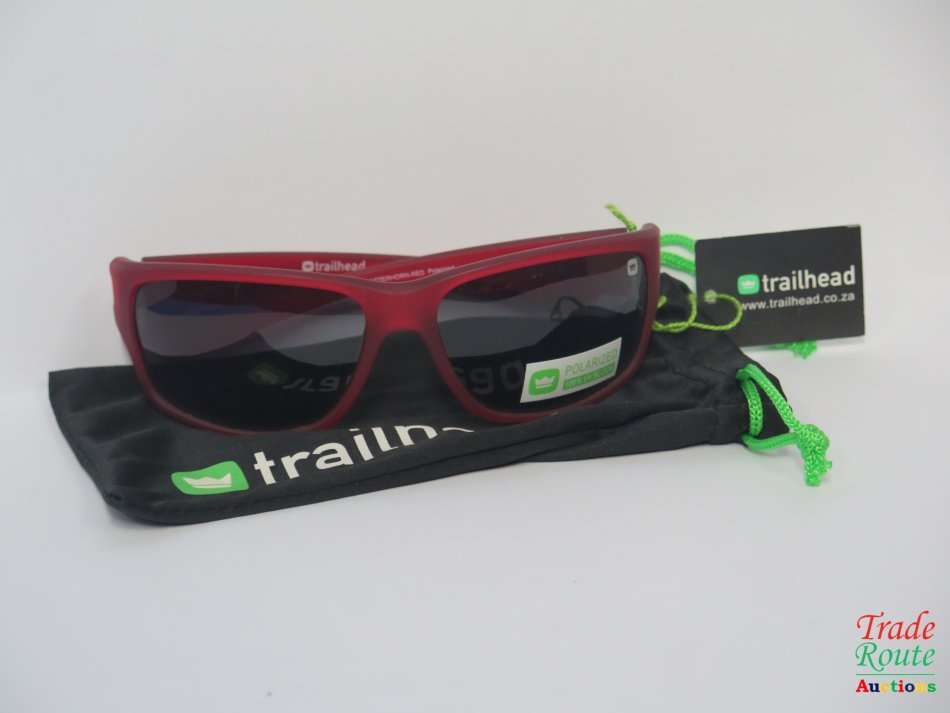 Trailhead MATTERHORN RED Polarised Sunglasses - POUCH