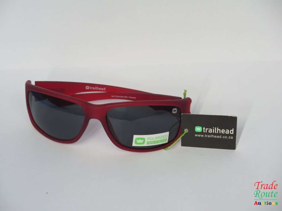 Trailhead MATTERHORN RED Polarised Sunglasses - POUCH