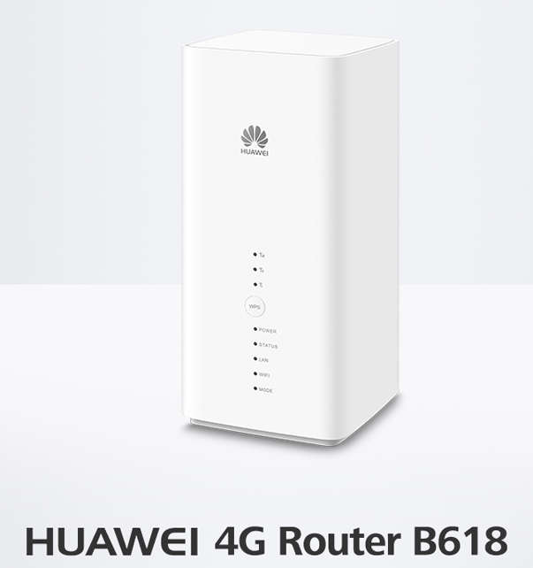 Huawei B618 4G LTE Wireless Modem Router - Takes SIM Card 64 Devices - 600Mbps Speeds