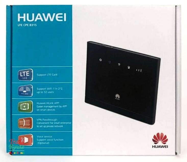 HUAWEI B315 4G LTE Wifi Modem Wireless Router (uses SIM card)