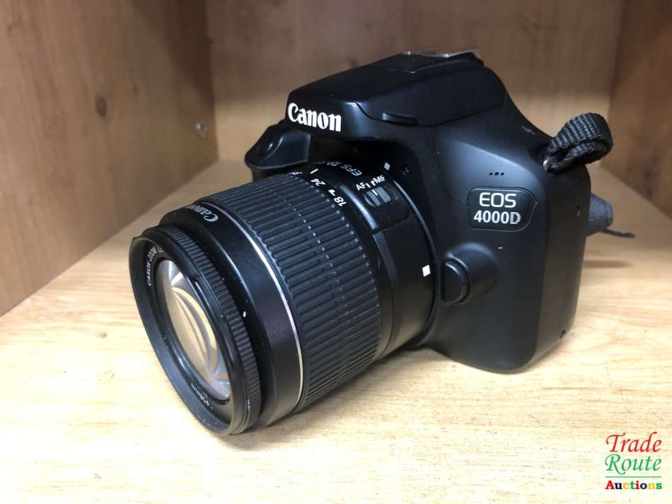 Canon 4000D DSLR Camera and EF-S 18-55 mm f/3.5-5.6 III Lens Kit