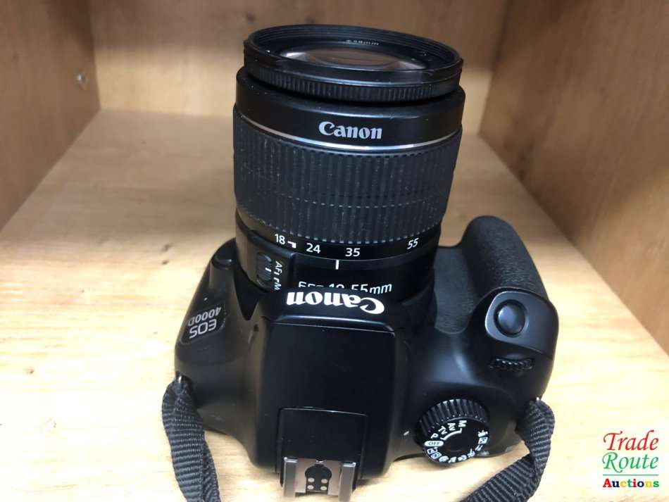 Canon 4000D DSLR Camera and EF-S 18-55 mm f/3.5-5.6 III Lens Kit