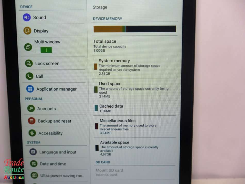 Make Phone Calls ** SAMSUNG GALAXY TAB E | 3G + WIFI | 8GB | BLACK | 9.6" | SM-T561