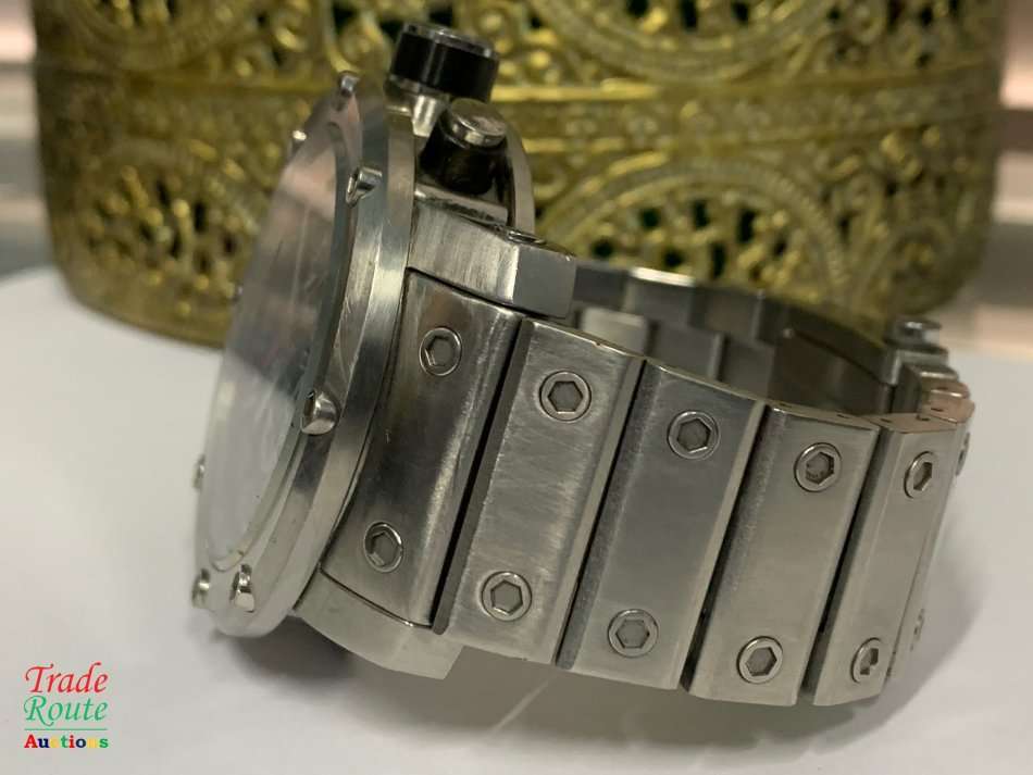 TW Steel Men's TW127 Grandeur Tech Stainless Steel Bracelet Watch