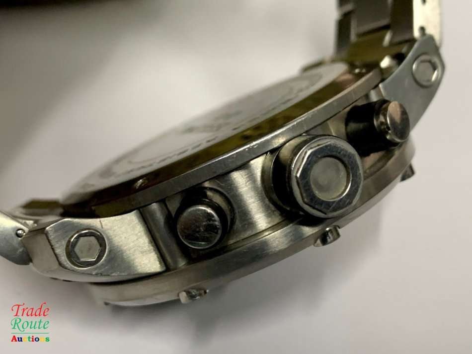 TW Steel Men's TW127 Grandeur Tech Stainless Steel Bracelet Watch