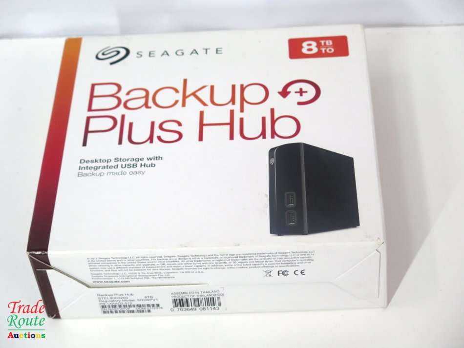 SEAGATE 8 TB Backup Plus Desktop Hard Drive Hub - 8TB External HDD [DEMO]