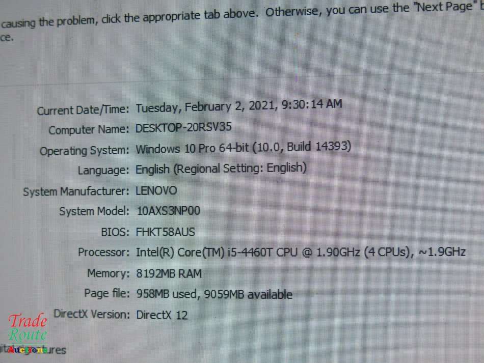 Lenovo ThinkCentre M73 Tiny Desktop PC | Core i5 4460T CPU @ 1.9GHz | 8GB RAM | 500GB HDD