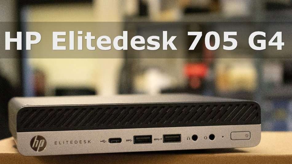 HP EliteDesk 705 G4 Mini Desktop Computer | AMD Ryzen 3 PRO 2200G Radeon Vega Graphics ** GAMING PC