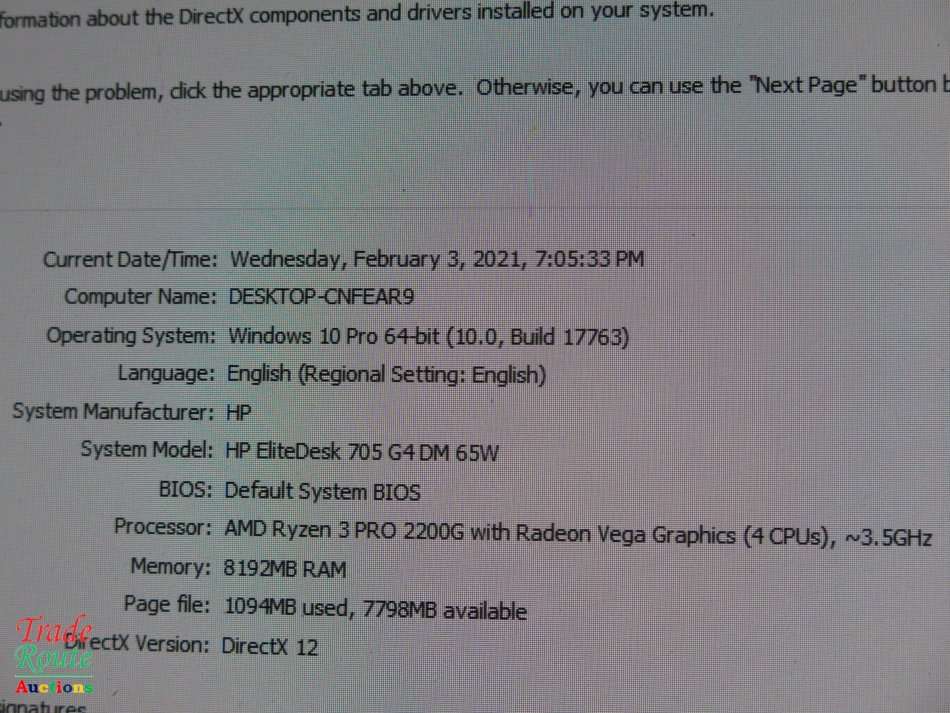 HP EliteDesk 705 G4 Mini Desktop Computer | AMD Ryzen 3 PRO 2200G Radeon Vega Graphics ** GAMING PC