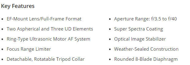 Canon EF 28-300mm f/3.5-5.6 L IS USM Lens