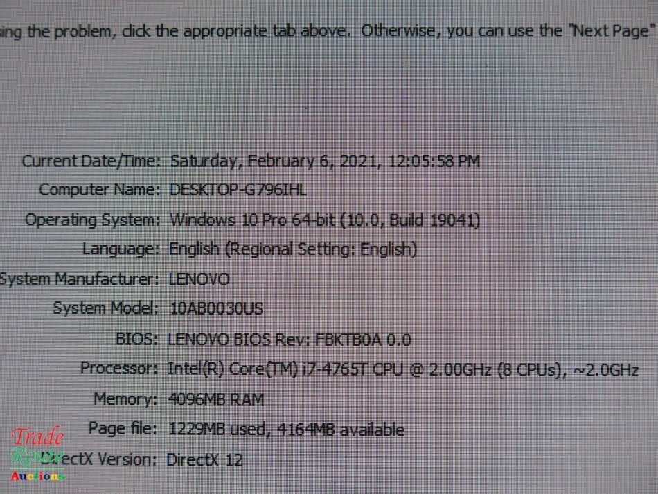 Lenovo ThinkCentre M93 MICRO Desktop PC | Core i7 4765T CPU @ 2.0GHz | 4GB RAM | 750GB HDD