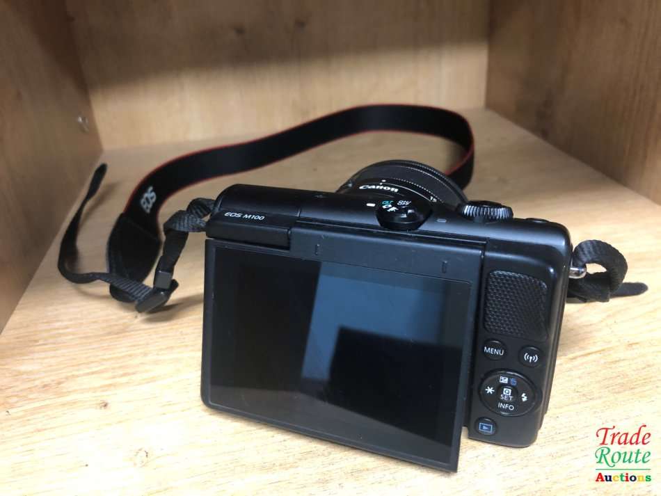 Canon EOS M100 24.2 Megapixel Mirrorless Camera with Canon 15-45mm Lens