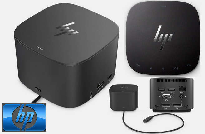 HP Thunderbolt Dock 120W G2, Universal USB-C Docking Station [2UK37AA]