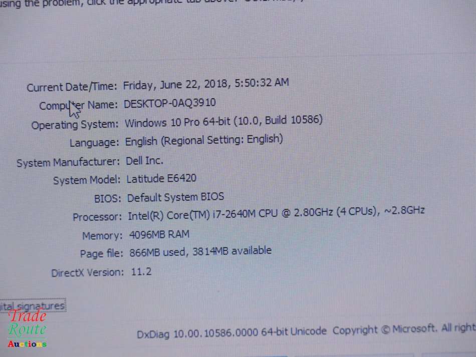 DELL LATITUDE E6420 | CORE i7 LAPTOP ** R1 NO RESERVES **