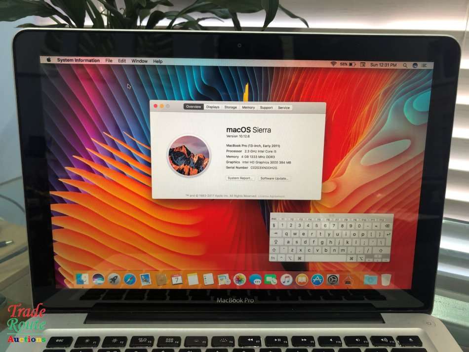 MacBook Pro 13.3-inch * Core i5 * R1 Bids