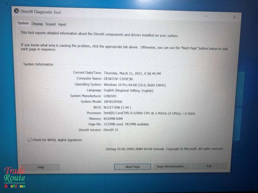 LENOVO THINKPAD T460s Laptop | CORE i5 6300U 6th Gen 2.40GHz | 8GB RAM | 128GB SSD | LAPTOP