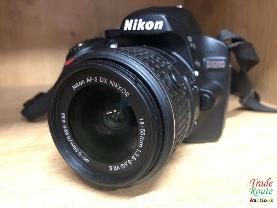 Nikon D3200 24.2 MP CMOS Digital SLR with 18-55mm f/3.5-5.6 AF-S DX NIKKOR Zoom Lens - 24.2 MP