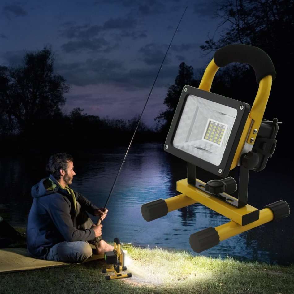 LED Rechargeable Outdoor Floodlight - Camping Light 30W